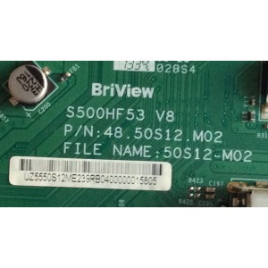 MAIN INSIGNIA / 55.50S12.ME2 / S500HF53 / 48.50S12.M02 / 50S12-M02 / PANEL T500HVN07.1 / MODELO NS-50D40SNA14