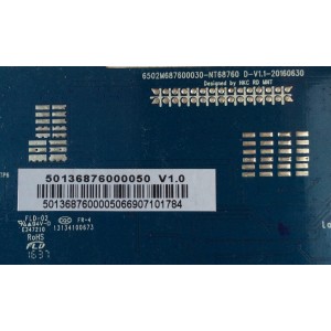 MAIN MONITOR ELEMENT / 50136876000050 / (6502M687600030-NT68760) / D-V1.1-20160630 / PANEL HK215WLEDM-BHM1H / MODELO ELEFW2217M