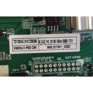 MAIN FUENTE (COMBO) / SCEPTRE / K17094229 / TP.MS3553.PC752 / T201708244C / V500HJ1-PE8 / PANEL CN50CN7387 / MODELO 