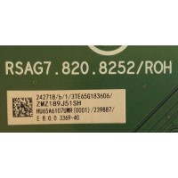 MAIN / HISENSE 242718 / RSAG7.820.8252/ROH / 239887 / HU65A6107UWR(0001) / 3TE65G183606 / E303981 / PANEL HD650S1U71-L1\S0\GM\ROH / MODELO LC-65Q7330U / LC-65Q7330U R65G1836