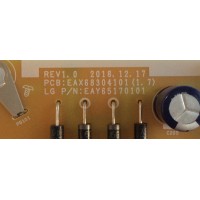 FUENTE DE PODER PARA TV LG / NUMERO DE PARTE EAY65170101 / EAX68304101 / LGP43T-19U1 / 65170101 / MODELOS 43UM7300PUA / 43UM7300PUA.BUSYLJM / 43UM7300AUE / 43UM7300AUE.AUSFLJM / 43UN7300AUD / 43UN7300PUF / MAS MODELOS EN DESCRIPCIÓN