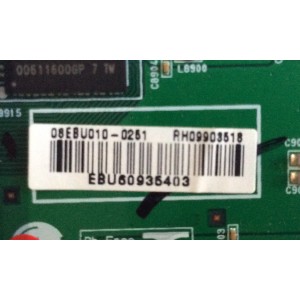 MAIN LG / EBU60935403 / EAX61532702(0) / EBT61155902 / PARTES SUSTITUTAS CRB30919301 / PANEL'S T420HW07 V.1 XXXXG / T420HW01 V.1 / MODELOS 42LE5400-UC.AUSDLUR / 42LE5400-UC AUSDLHR