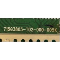 TARJETA PC VIZIO / TQAPT5K00101 / 715G3803-T02-000-005K / 715G3803-T02-000-005K / PANEL LC370WUD-SCB1 / MODELO E371VA