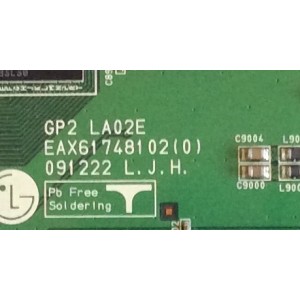 MAIN LG / 65276004 / EAX61748102(0) / PANEL LE85M55T240V5 / MODELO 55LE8500-UA.AUSWLUR