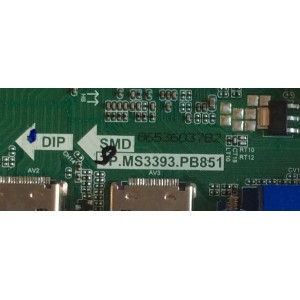 MAIN FUENTE (COMBO) WESTINGHOUSE / 34013883 / TP.MS3393.PB851 / H15041059 / PANEL V420HJ2-P01(C3) / MODELO DWM42F2G1