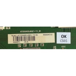 T-CON SCEPTRE / NTI50UHDDJ6QE1 / NTI50UHDDJ6QE1-T3-B1 / 900004710 / PANEL CN50CN7350 / V500DJ6 QE1 / MODELO H50