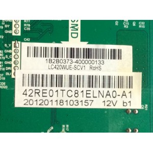 MAIN RCA / 42RE01TC81ELNA0-A1 / T.RSC8.1E 11481 / PANEL LC420WUE-(SC)(V1) / MODELOS 42LA45RQ / 42LB45RQ