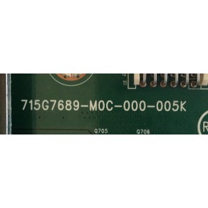 MAIN VIZIO / XFCB0QK0220 / 715G7689-M0C-000-005K / PANEL TPT500U1-QVN2.A / MODELO D50U-D1  LTMWTQAR     