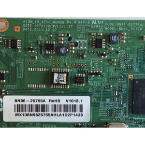 MAIN SAMSUNG / BN96-25755A / BN41-01778A / PANEL LTJ400HF03-V / MODELO UN40EH6000FXZA TS02