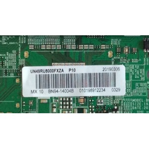 MAIN / SAMSUNG BN94-14004B / BN41-02695A / BN97-15506E / PANEL CY-NR049HGLV1H / MODELO UN49RU8000 / UN49RU8000FXZA FA01