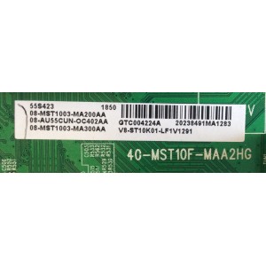 MAIN TCL / 08-AU55CUN-OC402AA / 40-MST10F-MAA2HG / V8-ST10K01-LF1V1291 / 08-MST1003-MA300AA / 08-MST1003-MA200AA / PANEL LVU550NDEL / MODELOS 55S423 / 55S421 / 55S421LGAA / 55S421LGAA