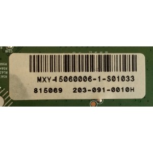 TARJETA INTERFACE  FRC PROSCAN / 203-091-0010H / HK-Z.NT72333V01 / 15060006 / PANEL LC550EGY-SHM1 / MODELO PLED5529A-D A1506