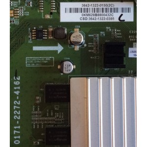 MAIN JVC / 3642-1322-0150 / 0171-2272-4162 / 642-1322-0395 / PANEL LC420EUH (RD)(A1) / MODELO JLE42BC3001 TR1DAG