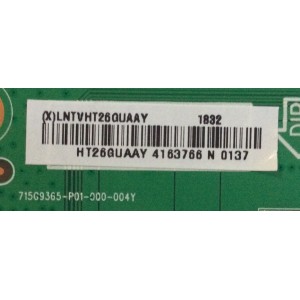 LED DRIVER VIZIO / LNTVHT26GUAAY / 715G9365-P01-000-004Y / (X)LNTVHT26GUAAY / PANEL TPT750U1 -QVR01.U / MODELO E75-F1 LTMWWWMU