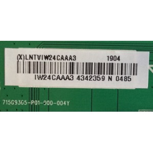 LED DRIVER VIZIO / LNTVIW24CAAA3 / IW24CAAA3 / 715G9365-P01-000-004Y / (X)LNTVIW24CAAA3 / MODELO E55-F1 LTMWWUMU