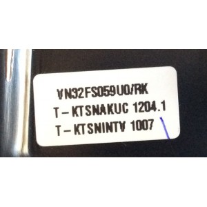 MAIN FUENTE ((COMBO)) PARA TV SAMSUNG HD SMART TV / NUMERO DE PARTE 0980-0900-0650 / ML41A050478A / VN32FS059U0/RK / VN32FS059U0 / 098009000650 / PANEL HV320FHB-N10 / MODELO UN32N5300 / UN32N5300AFXZA RZ02 / UN32N5300AFXZA RC03
