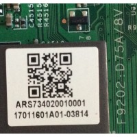 MAIN VIZIO / 7755.02001.A001 / 748.02006.0021 / 17011601A01 / ARS734020010001 / 791.02010.A001 / 16T06-2 / MODELO D55F-E2 LWZ2VPDT