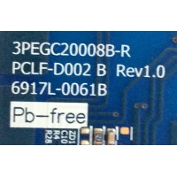 LED DRIVER PANASONIC / LG / 6917L-0061B / PCLF-D002 / 3PEGC20008B-R / PANEL'S LC420EUN-(SD)(V2) / LC420EUN-(SD)(V3) / MODELOS 42LV3500-UA / 42LV355B-UA / TC-L42E3