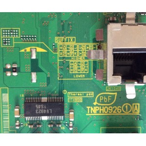 MAIN PANASONIC / TNPH0926UC / TNPH0926 / PANEL LC420EUN-(SD)(V2) / MODELO TC-L42E30 / ((NOTA IMPORTANTE BALUM DAÑADO))