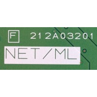 PWB NET ML MITSUBISHI / 934C339001 / 212A03201 / 08-00-70-F1-CE-66 / LT-462493000354L / PANEL LTA460HF09 / MODELO LT-46249