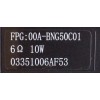 KIT DE BOCINAS PARA TV SHARP / 304-00105-00 / FPG: 00A-BNG50C01 / C15023 / 03351006AF53 / MODELO LC-55LE653U