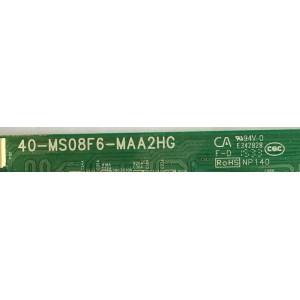MAIN HITACHI / IFF120436C / 40-MS08F6-MAA2HG / V8-MS08F4H-LF1V004 / MODELO LE48M4S9
