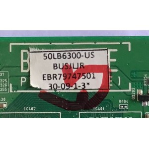 MAIN LG / EBT63458505 / EAX65363904(1.1) / EBR79747501 / PANEL NC500DUN-VXBP2 / MODELO 50LB6300-US BUSJLJR