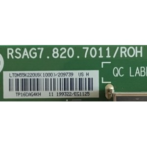 MAIN INSIGNIA / 209739 / RSAG7.820.7011/R0H / 199322 / LTDN55KK220US(1000) / PANEL HD550DF-B52(020)\S12\XP\BBY\GM / MODELO NS-55D510NA17