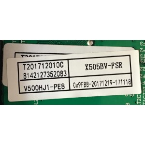 MAIN FUENTE (COMBO) / SCEPTRE / C18012010 / TP.MS3553.PB753 / X505BV-FSR / V500HJ1-PE8 / PANEL CN50CN7387 / MODELO H50 CTTV53DG