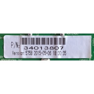 MAIN FUENTE (COMBO) WESTINGHOUSE / 34013807 / TP.MS3393.PC821 / T550HVN06.1 / B15062129 / PANEL ST5461B03-1 VER.2.1 / MODELO DWM55F1G1 TW-78951-R055B