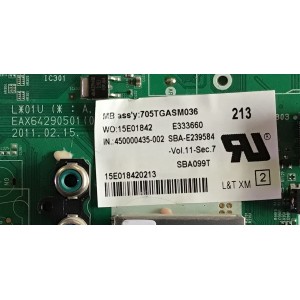 MAIN LG / EBT61525928 / EBU61376603 / EAX64290501(0) / PANEL LC320WXN(SC)(A2) / MODELO 32LK330-UB.CUSYLH