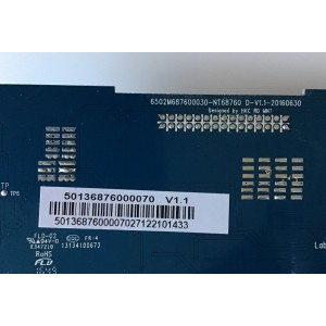 MAIN MONITOR ELEMENT / 50136876000070 / 6502M687600030-NT68760 / D-V1.1-20160630 / M005931 / PANEL HK215WLEDM-BHM1H / MODELO ELEFW2217M