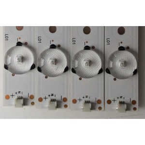 KIT DE LED PARA TV (4 PIEZAS) / HISENSE 1143937 / JL.D40A1330-03CS-F / 1143937 C 13AT1133 B1 N150602 / MODELO 40H3B1	