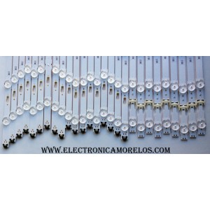 KIT DE LED'S PARA TV SAMSUNG (27 PIEZAS) BN96-34765A / BN96-34764A / BN96-34763A / 34765A / 34764A / 34763A / S_5U70_75_FL_M6_REV1.5_150310 / LM41-00121K / PANEL'S CY-GJ075HGLV1H / CY-GM075FGLV2H / CY-GM075FGLV1H / MODELOS UN75MU6300FXZA / UN75JU6500FXZA