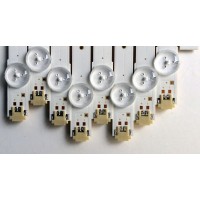 KIT DE LED PARA TV (16 PIEZAS) / SAMSUNG BN96-39665A / BN96-39666A / LM41-00121F / LM41-00121E / PANEL´S CY-GK065HGLV2H / CY-WK065HGLV1H / MODELOS UN65KU630DFXZA / UN65MU6500FXZA / UN65MU630DFXZA / UN65MU6300FXZA / UN65KU6290FXZA  / UN65KU6500FX