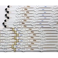 KIT DE LED PARA TV (16 PIEZAS) / SAMSUNG BN96-39665A / BN96-39666A / LM41-00121F / LM41-00121E / PANEL´S CY-GK065HGLV2H / CY-WK065HGLV1H / MODELOS UN65KU630DFXZA / UN65MU6500FXZA / UN65MU630DFXZA / UN65MU6300FXZA / UN65KU6290FXZA  / UN65KU6500FX