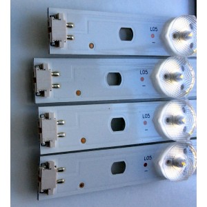 KIT DE LED´S PARA TV (8 PIEZAS) / NC490DUE-AAFX1 / NC490DUE-AAFX1-41CA / GAN01-1295A-P1 / GAN01-1294A-P1 / QR2CSSAZS / MODELO 49LK5700PUA.BUSWLOR 