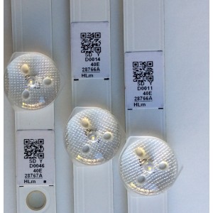 KIT DE LED'S PARA TV (3 PIEZAS) / SAMSUNG 28766A / 28767A / D3GE-400SMA-R2 / D3GE-400SMB-R2 / 2013SVS40 / LM41-00001V / 00001W / PANEL'S CY-DH040BGNV1H / CY-DF400BGLV1H / CY-DF400CSLV4H / CY-DF400BGLV6H / UA40H5203 / UN40H5153 / MAS MODELOS EN DESCRIPCION