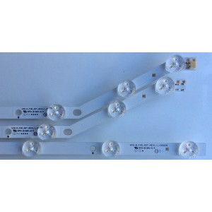 KIT DE LED'S PARA TV (3 PIEZAS) / SAMSUNG 28766A / 28767A / D3GE-400SMA-R2 / D3GE-400SMB-R2 / 2013SVS40 / LM41-00001V / 00001W / PANEL'S CY-DH040BGNV1H / CY-DF400BGLV1H / CY-DF400CSLV4H / CY-DF400BGLV6H / UA40H5203 / UN40H5153 / MAS MODELOS EN DESCRIPCION