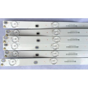 KIT DE LED PARA TV (6 PIEZAS) / 202866 / 55D2000/D3000 / Y158-L08-J-5 / B160815A3C / LB-C550F14-E4-S-G1-XRD1 / LB-C550F14-E4-S-G1-XRD2