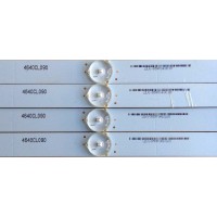 KIT DE LED`S PARA TV (4 PIEZAS) / WESTINGHOSE A-CNBW40D598 / L2LV1-3050FF14H / 21003701 / 4640CL090 / PANEL´S LSC400HN02-G02 / LSC400HN02-G01 / MODELOS ELEFT406 J6G5M / K6G5M / D6G5M / E6G5M / ELEFW408 G5G5M / PLE-4004FHD / WD40FX1170 TW-02101-S040V