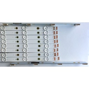 KIT DE LED PARA TV (16 PIEZAS) / VIZIO / 210BZ08DL / 210BZ08DR / LB55055 V0_02/ PANEL T500QVN03.0 / MODELOS M50-D1 LTMWUXAS / M50-D1 LTMWUXDS 