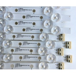 KIT DE LED´S PARA TV (10 PIEZAS) / SAMSUNG BN96-28772A/28773A / 2013SVS55 / LM41-00001P / D3GE-550SMA-R1 / D3GE-550SMB-R0 / SUSTITUTAS BN96-39055A / BN96-30056A / PANEL ´S CY-DF550CSLV1H / CY-DF550CSLV4H / CY-DJ055CSLVZH / CY-DJ055BGLV1H / LH55EDCPLBC/CI