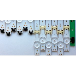 KIT DE LED`S PARA TV (12 PIEZAS) / SAMSUNG BN96-34795A / BN96-34796A / BN41-02377A / S_5U70_50_FL_L7_REV1.4_150514_LM41-00120V / S_5U70_50_FL_R6_REV1.4_150514_LM41-00120W / MODELOS UN50JU6500F / UN50JU6500FXZA IH02