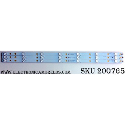 KIT DE LED PARA TV / VIZIO GJ-2K16 D2P5-315 / D307-V1.0 / PFLG4RS3F700 / 210BZ07D043535C11D / MODELO D32hnx-E1 LTTUVMCS / PANEL TPT315B5-WX226.K REV.S4944M	