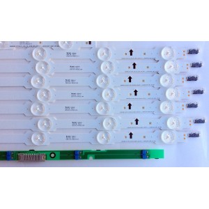 KIT DE LED PARA TV / SAMSUNG BN96-34251A/BN96-34252A / 34251A / 34252A / BN96-32212A / LM41-00106G / LM41-00106H / MODELO UN55HU6830FXZA / UN55HU6840FXZA KS02 / PANEL CY-WJ065FGAV3H / CY-GH055HGEV4H	