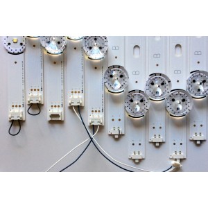 KIT DE LED´S PARA TV (10 PIEZAS) / LG 6916L-1730A / 6916L-1731A / LG Innotek DRT 3.0 55¨ / 140107 / PANEL´S LC550DUE (FG)(A6) / LC550DUE (FG)(A4) / MODELOS 55LB900-UV / 55LB5550-UY / 55LB5550-UY.BUSWLJR / 55LB5900-UV.BUSWLJR / 55LB6100-UG