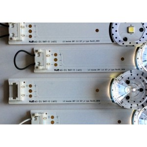 KIT DE LED´S PARA TV (10 PIEZAS) / LG 6916L-1730A / 6916L-1731A / LG Innotek DRT 3.0 55¨ / 140107 / PANEL´S LC550DUE (FG)(A6) / LC550DUE (FG)(A4) / MODELOS 55LB900-UV / 55LB5550-UY / 55LB5550-UY.BUSWLJR / 55LB5900-UV.BUSWLJR / 55LB6100-UG