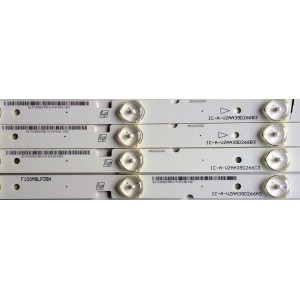 KIT DE LED´S PARA TV (4 PIEZAS) / SHARP IC-A-VZAA39D266A3 / IC-A-VZAA39D266B3 / IC-A-VZAA39D266C3 / IC-E-VZAA39D266A / IC-E-VZAA39D266B / IC-E-VZAA39D266C / PANEL T390XVN01.0 / MODELOS LC-39LE551U / D390-B0 LATARRAQ / D390-B0 LAUARRAQ