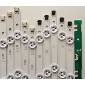 KIT DE LED´S PARA TV (10 PIEZAS) / PANASONIC 6916L-1338A / 1339A / 1340A / 1341A / 6916L-1338A / 6916L-1339A / 6916L-1340A / 6916L-1341A / PANEL LC420DUE(SF)(R2) / MODELO TH-42LRU6